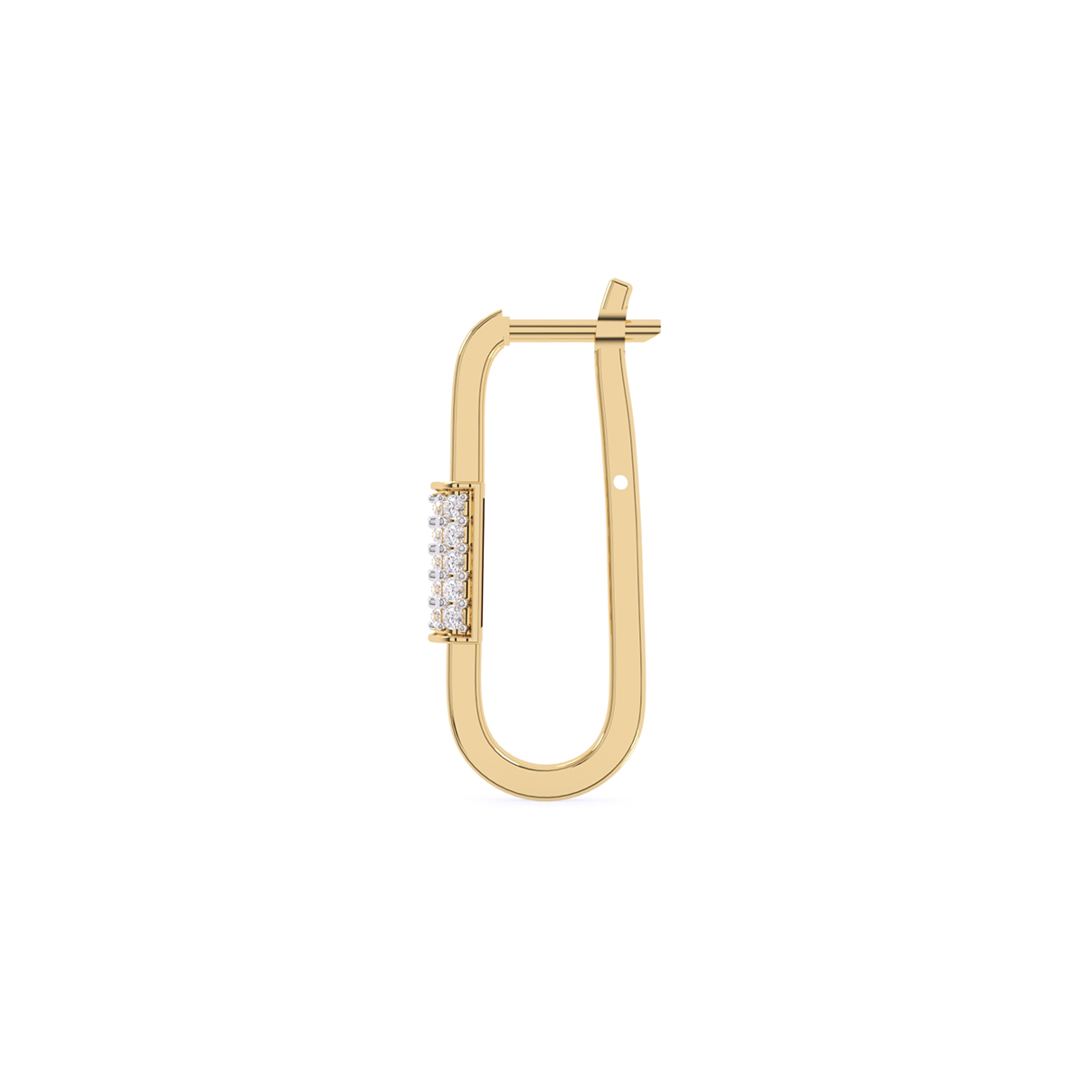 Antique Three Row Round Hoop Earrings